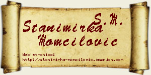 Stanimirka Momčilović vizit kartica